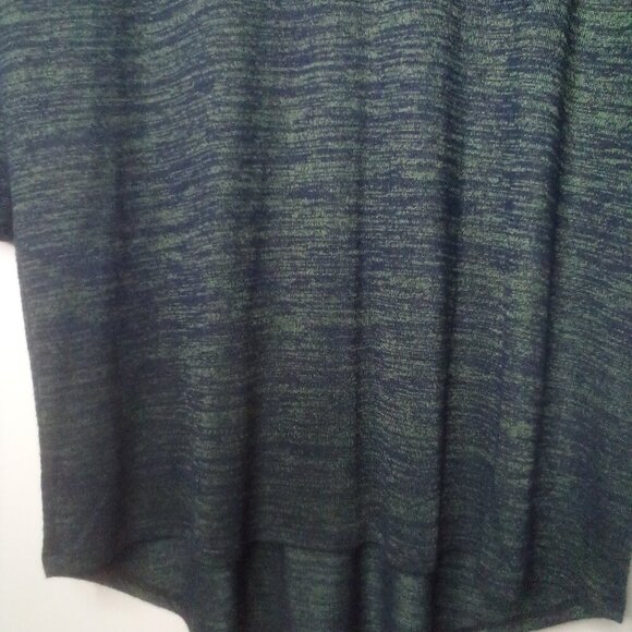 Philosophy Shirt L Women Lot o 2 3/4 Sleeve Soft Stretch Green Black - Picture 11 of 16